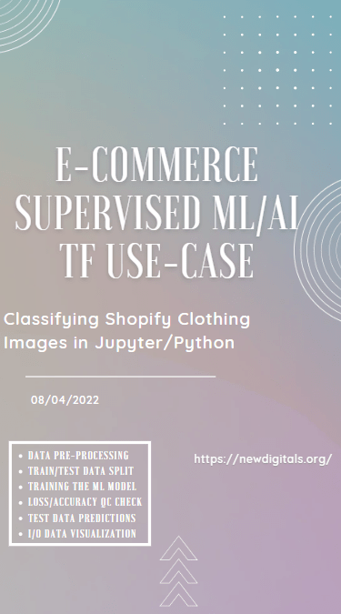 e-commerce supervised ML/AI classifying Shopify clothing images in Jupyter/Python using TensorFlow