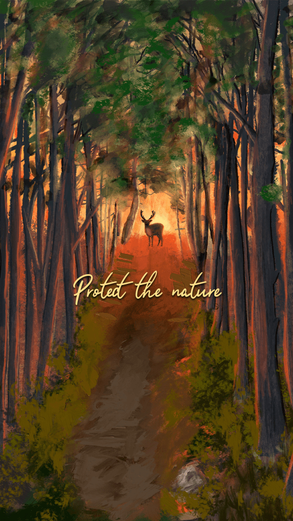 Wildfire - protect the nature!
Image source canva
