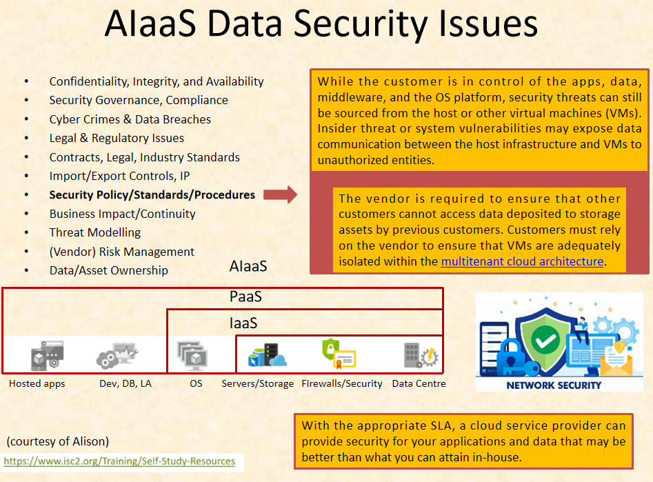 AIaaS Data Security Issues
