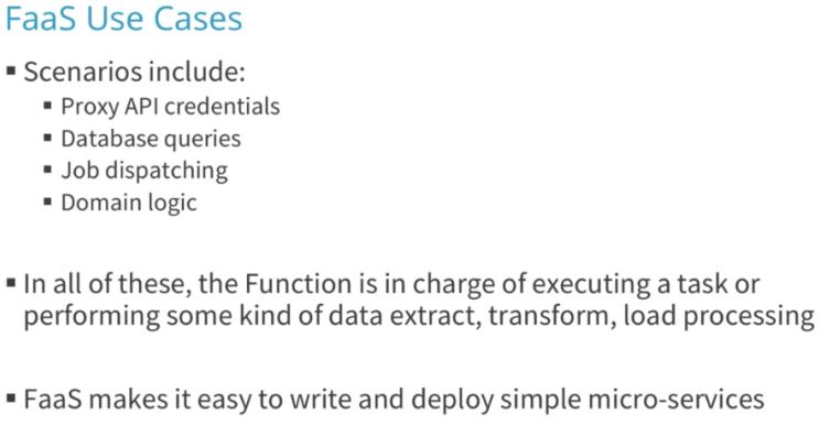 FaaS use cases
