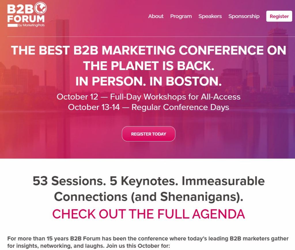 B2B Forum October 12 2022
