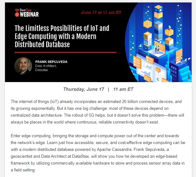 DevOps Webinar IoT Datastax
