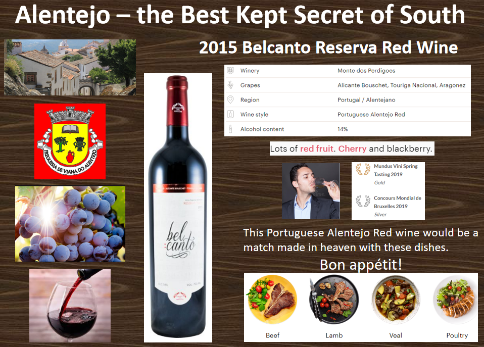 Alentejo - 2015 Belcanto Reserva Red Wine