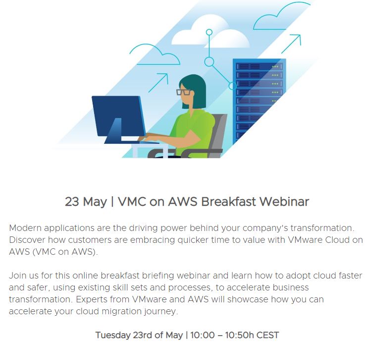 VMC on AWS Breakfast Webinar