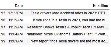 TSLA headlines